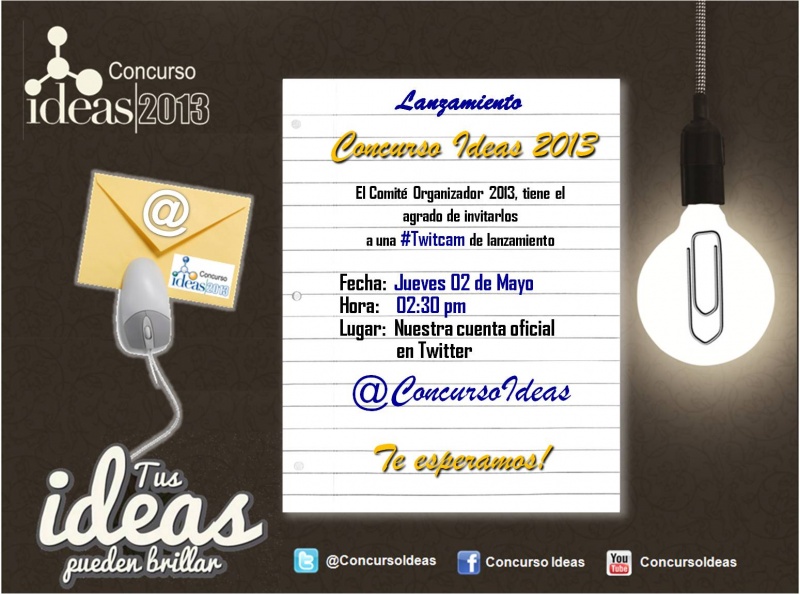 Archivo:Invitación TwitCam Lanzamiento Ideas 2013.jpg